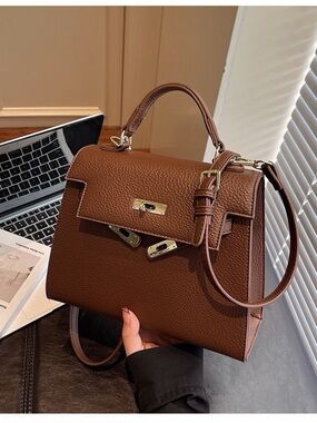 Classic Brown Top-Handle Women's Satchel